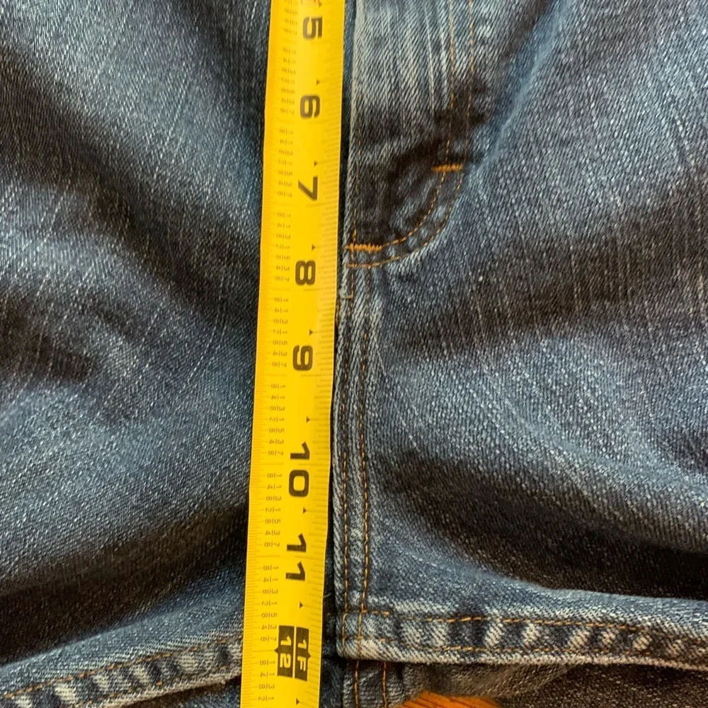 Riders Relaxed Jeans, Women’s Size 14 Petite, Blue Denim Relaxed Fit High Rise - Picture 9 of 13